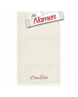 MÖVE Handtuch 50x100 Ivory (017), bestickt