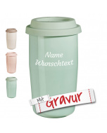 cup&go Thermobecher, mint mit Gravur