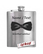 Trauzeuge Flachmann mit Gravur personalisiert - Perfektes Hochzeitsgeschenk