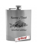 Flachmann mit Gravur - Perfektes Geschenk für Raubfisch-Angler