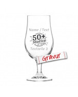 Biertulpe / Bierglas graviert - Individuelles Geschenk für Männer mit Gravur