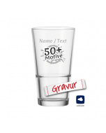LEONARDO Event Trinkglas, graviert & personalisiert, Geburtstag / Jahrestag Geschenk mit Gravur