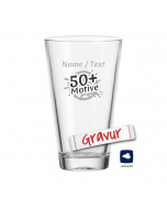 LEONARDO Wasserglas Ciao, graviert und personalisiert - Geschenk zum Jahrestag mit Gravur