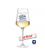 LEONARDO PUCCINI Weißweinglas personalisiertes Geschenk, 560 ml mit Gravur