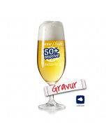LEONARDO Daily Bierglas 360 ml mit Gravur - Geschenk für Biertrinker