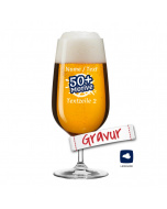 LEONARDO Bierglas TIVOLI 410 ml, Geschenk für Biertrinker, mit Gravur