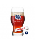 LEONARDO Bierglas TAVERNA mit Gravur - Personalisiertes Geschenk für Biertrinker, 330 ml