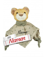 Baby Geschenk personalisiert: Schmusetuch Löwe Leo von Sterntaler mit Namen bestickt als Tröster zur Geburt und Taufe