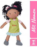 HABA Cari Puppe mit Namen bestickt, besonderes Geschenk für Mädchen zum Geburtstag