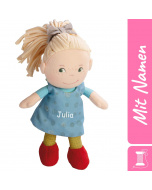 Bestickte HABA Stoffpuppe Mirle, Mädchen Geschenk zur Geburt oder Taufe