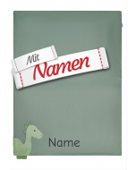 Kinder Babydecke mit Namen DINO Rexi Dinosaurier von Sterntaler, bestickt als vertrauter Begleiter