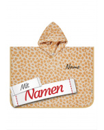 Kinder Poncho personalisiert – Sterntaler Giraffe Kaya Poncho-Handtuch mit Namen bestickt