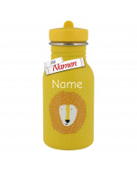 Kinder Trinkflasche mit Gravur Löwe Mr. Lion von Trixie aus Edelstahl mit Namen