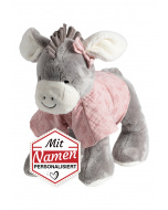 Kuscheltier mit Namen personalisiert Sternchen Emmi Girl Esel von Sterntaler, bestickt als Geschenk für Baby und Kinder