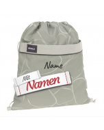 LÄSSIG Sportbeutel personalisiert Bold Lässig Kinder Turnbeutel Sportbeutel mit Rucksackfunktion – mit Namen bestickt