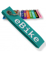 Türkiser Schlüsselanhänger aus Filz - Personalisiertes Präsent zum Nikolaus & Ostern