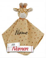 Schmusetuch Baby personalisiert Giraffe Kaya Giraffe – mit Namen bestickt von Sterntaler