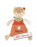 Sigikid Schmusetuch Bär, bestickt, Geschenk für Babys und Kleinkinder