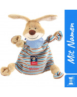 Sigikid Schnuffeltuch Hase Semmel Bunny, Geschenk zur Geburt/Taufe, bestickt