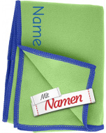 Sport Handtuch mit Namen bestickt, Mikrofaser Badetuch von Playshoes