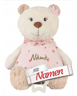 Sterntaler Baby Spieluhr Bär Betty in Rosa mit Namen personalisiert, bestickt