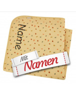 Sterntaler Babydecke Musselin mit Namen – Safari Kollektion, Kuscheldecke personalisiert, Kinder Kuscheldecke, bestickt