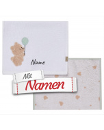 Sterntaler Bär Bo Kinderhandtuch personalisiert im 2er Set mit Namen bestickt