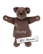 Sterntaler Hund Kinder Handpuppe-Schnuffeltuch mit Namen bestickt