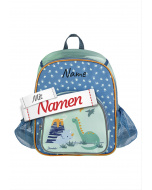 Sterntaler Kindergartenrucksack personalisiert Dino Rexi – Dinosaurier Rucksack mit Namen bestickt, wasserresistent, gepolsterte Riemen