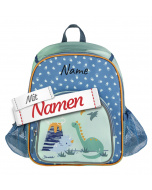 Sterntaler Kindergartenrucksack personalisiert Dino Rexi – Dinosaurier Rucksack mit Namen bestickt, wasserresistent, gepolsterte Riemen