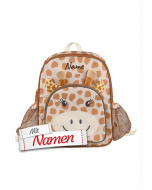 Sterntaler Kindergartenrucksack personalisiert, Giraffe Kaya mit Namen bestickt – wasserabweisend, mit Kühlfach