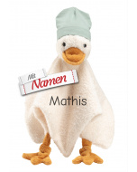 Sterntaler Kuscheltuch Ente Edda, bestickt