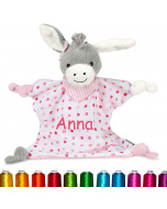Personalisiertes Sterntaler Schmusetuch Emmi Girl Rosa - Baby Mädchen Geschenk, bestickt