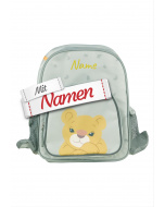 Sterntaler Löwe Leo, Kinderrucksack personalisiert – Rucksack mit Namen bestickt für Kita, Krippe und Hort