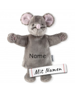 Sterntaler Maus Kinder Handpuppe-Schnuffeltuch mit Namen bestickt