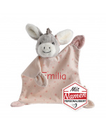 Sterntaler Schmusetuch Emmi Girl in Rosa, 30 cm, bestickt