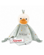 Sterntaler Schmusetuch Ente Edda mit Namen, bestickt