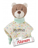 Sterntaler Schmusetuch mit Namen bestickt Bär BO