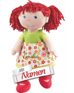 Stoffpuppe HABA Liese Puppe mit Namen bestickt
