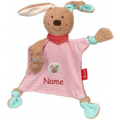 Sigikid Schnuffeltuch Hase DubbiDuu, bestickt