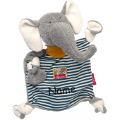 Sigikid Schnuffeltuch Elefant, bestickt