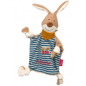 Sigikid Schnuffeltuch Hase, bestickt
