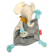 Sigikid Schnuffeltuch Elefant, Gold Collection, bestickt