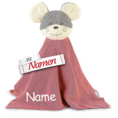 Sterntaler GOTS Strick-Schmusetuch S Maus Mabel, bestickt
