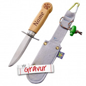 HABA Terra Kids Outdoormesser personalisiert, Kinder Geschenk zur Einschulung mit Gravur