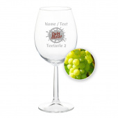 Weißweinglas mit Gravur - Personalisierte Geschenkidee für Weinliebhaber