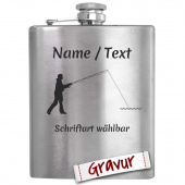 Angel Flachmann mit Gravur, Motiv
