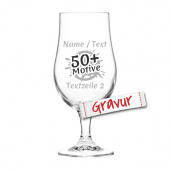 Biertulpe / Bierglas graviert - Individuelles Geschenk für Männer mit Gravur