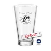 LEONARDO Wasserglas Ciao, graviert und personalisiert - Geschenk zum Jahrestag mit Gravur