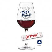 LEONARDO TIVOLI XL Rotweinglas mit Gravur - Ideales Geschenk für Geburtstag oder Jahrestag